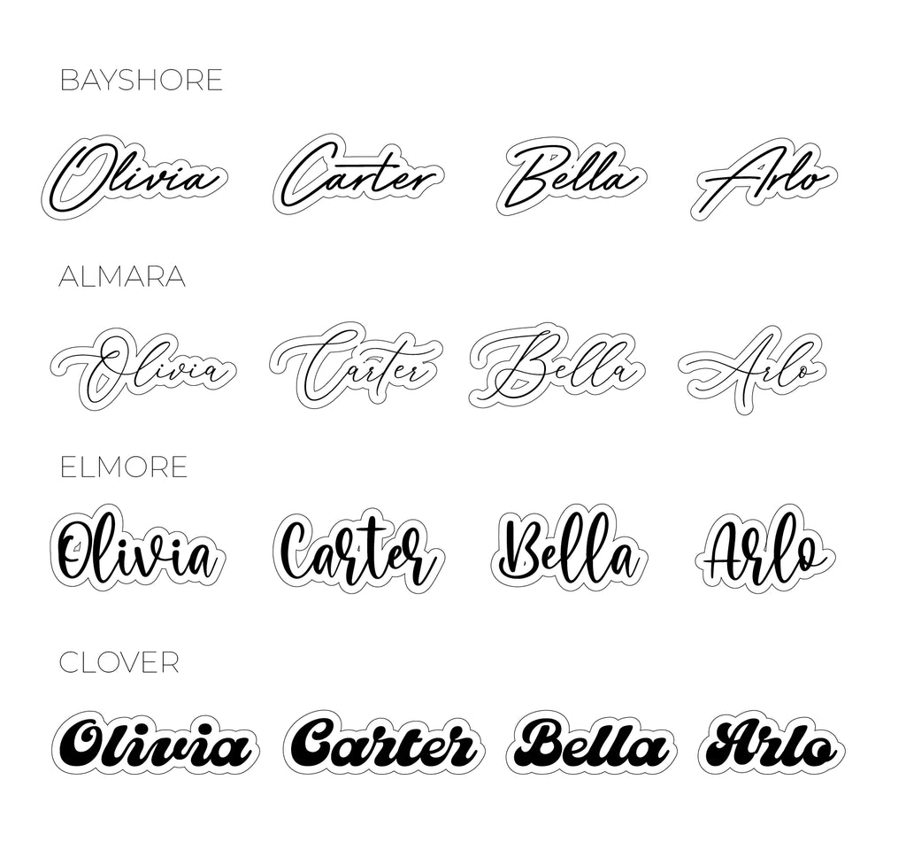 3D Layered | Custom Acrylic Name Acrylic Name Letterly Australia 