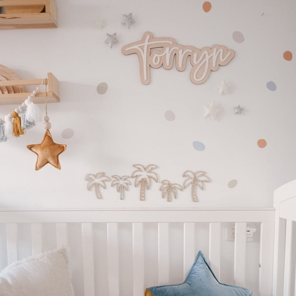 3D Layered Wood & Acrylic Name Acrylic Name Letterly Australia 