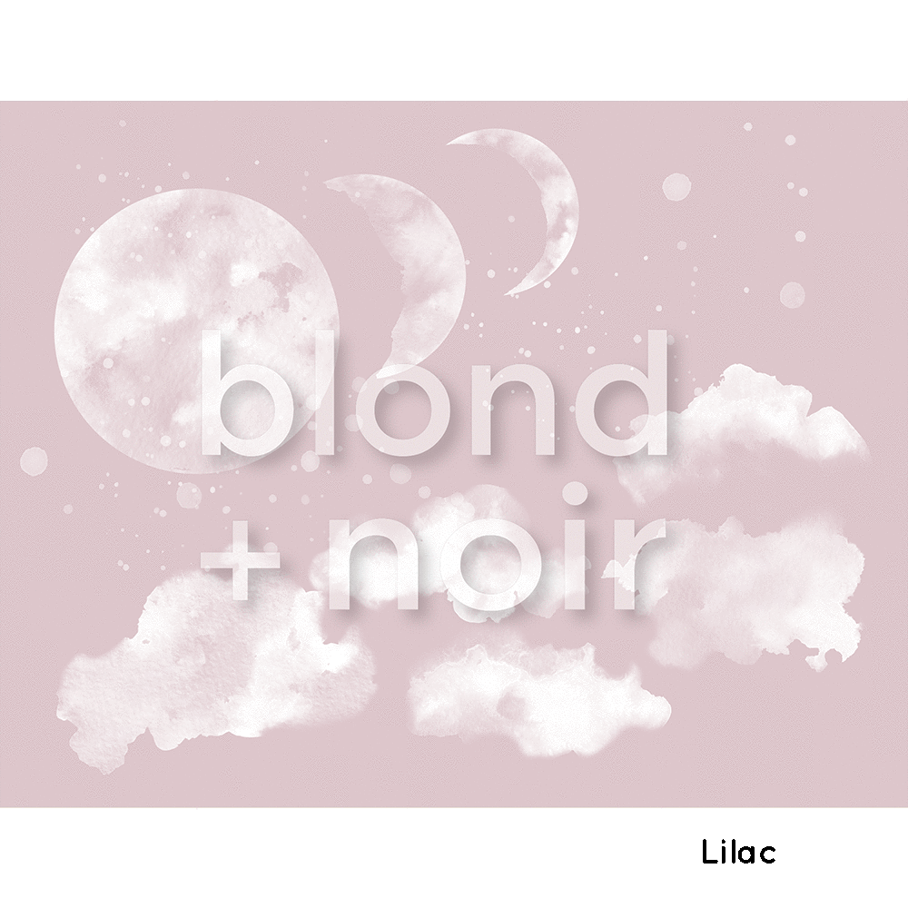 A New Dawn | Removable PhotoTex Wallpaper | Full & Half Walls Wallpaper Blond + Noir 