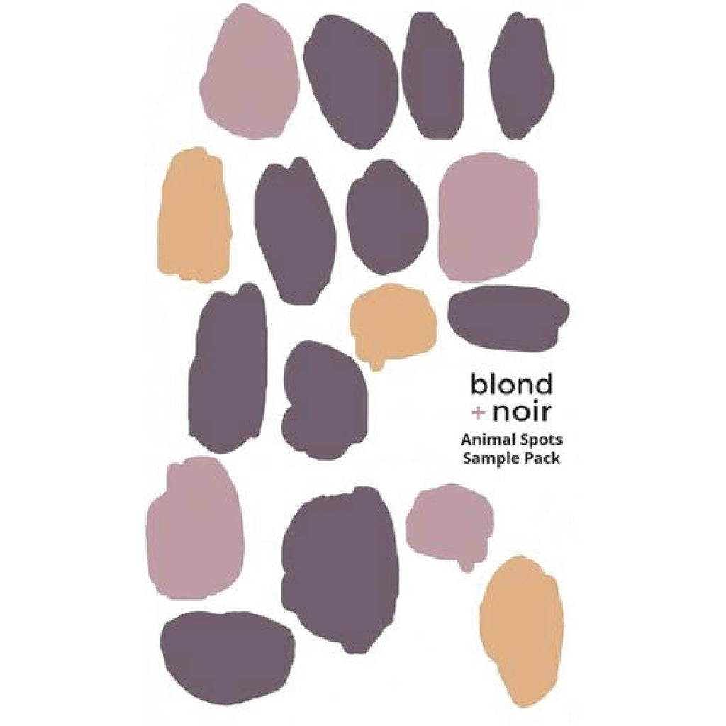 Animal Spots | Removable Fabric Wall Decals Wall Decals Blond + Noir 