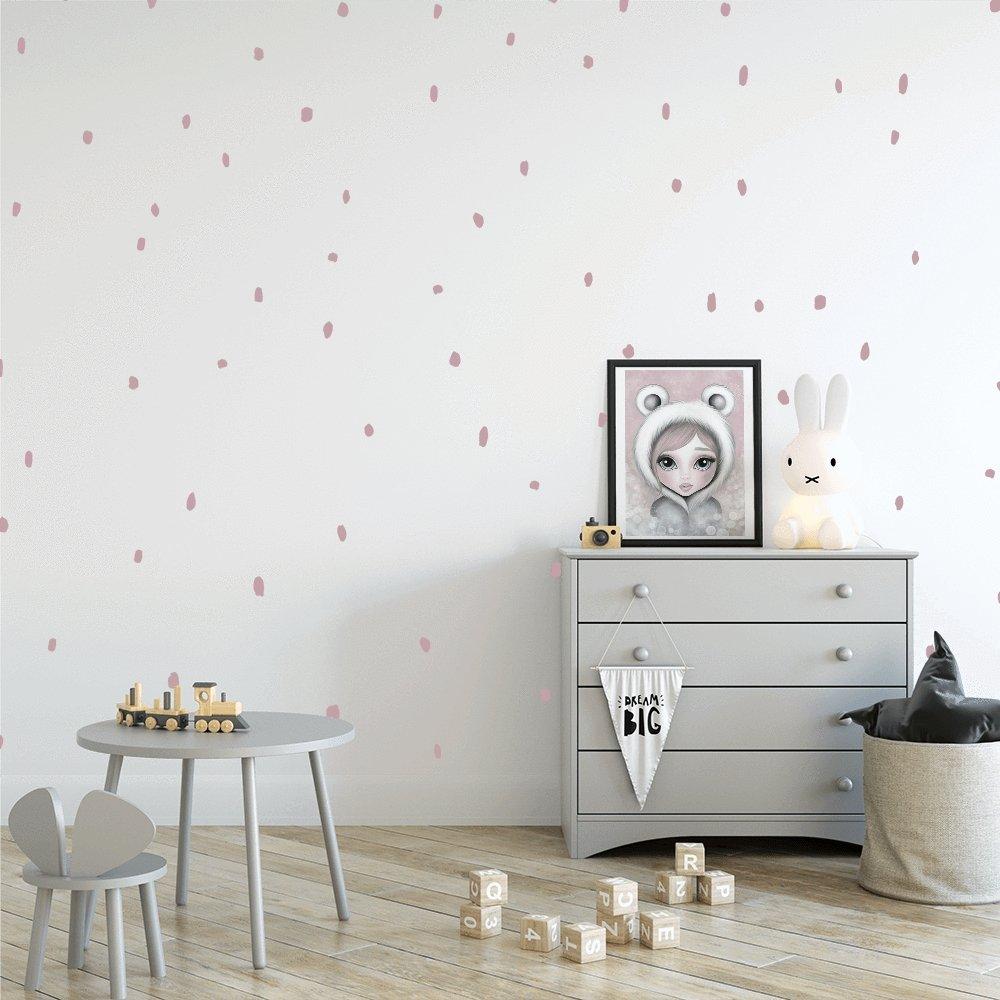 Animal Spots | Removable Fabric Wall Decals Wall Decals Blond + Noir 