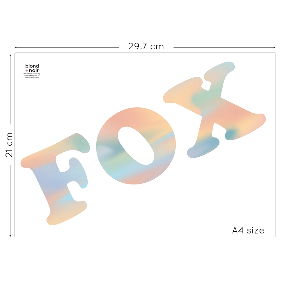 Aura: Custom Name or Quote | Removable PhotoTex Wall Decals Wall Decals Blond + Noir 