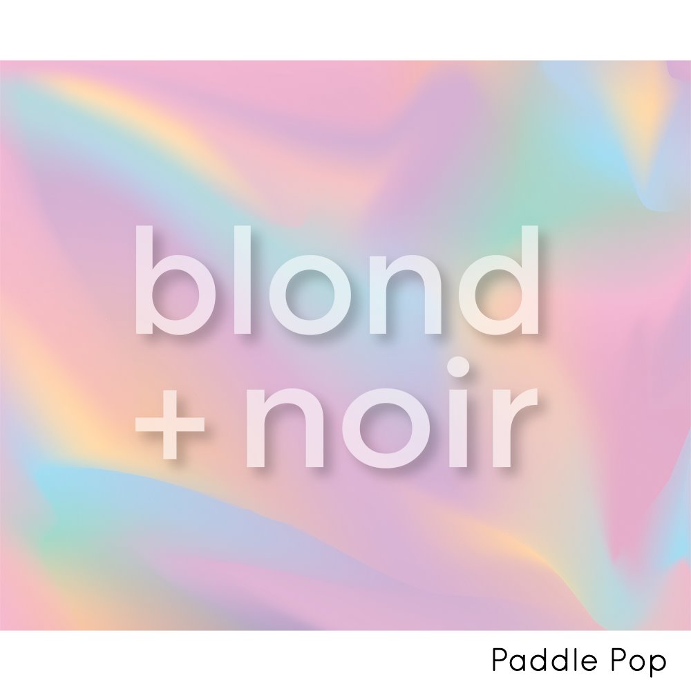 Aura | Full & Half Wall Wallpaper Wallpaper Blond + Noir 