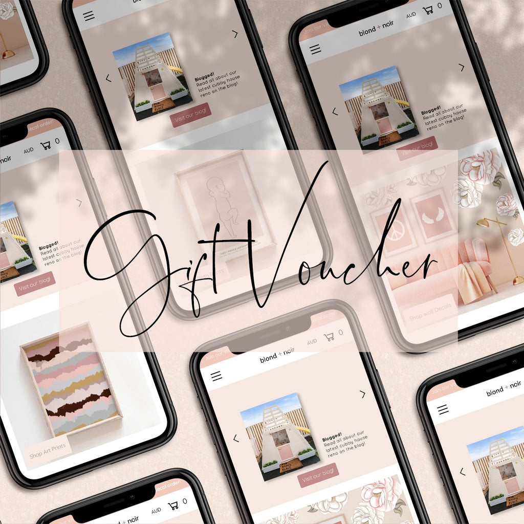 Blond + Noir | Gift Voucher Gift Card Blond + Noir 