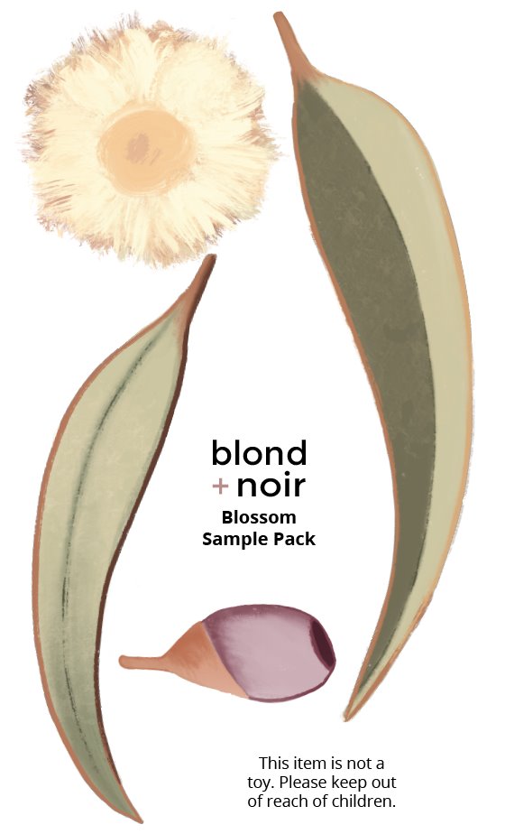 Blossom | Australian Wattle | Removable Fabric Wall Decals Wall Decals Blond + Noir 