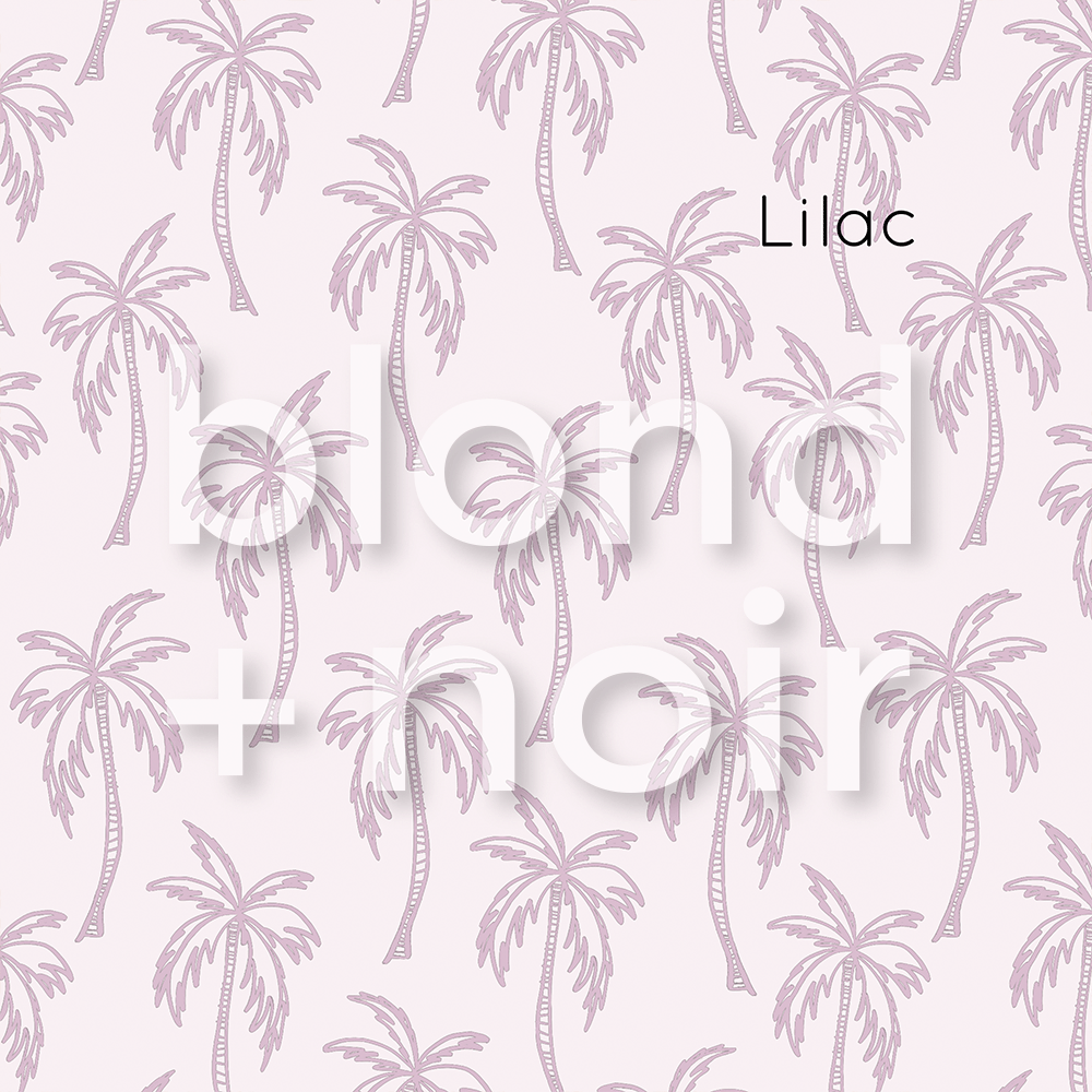 Boho Palms: Full & Half Walls | Removable PhotoTex Wallpaper Wallpaper Blond + Noir 