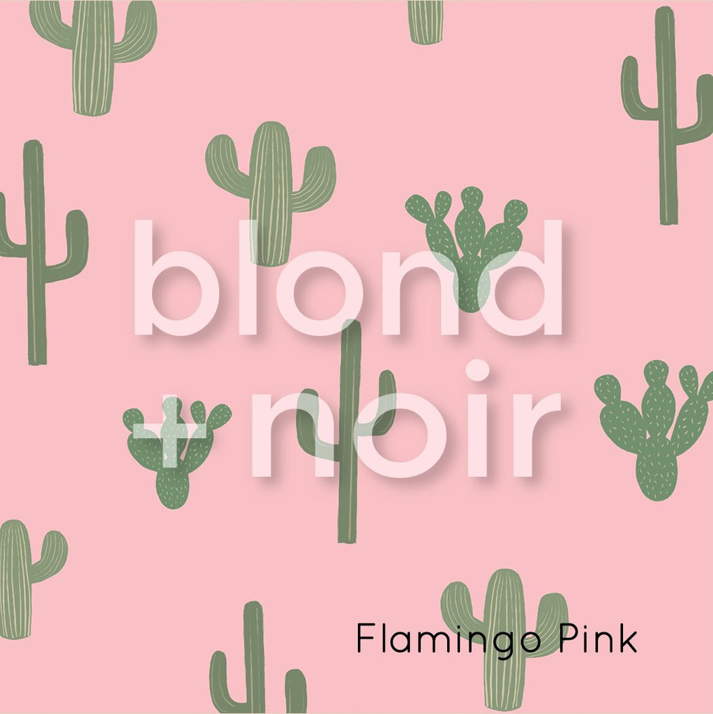 Cactus | Full & Half Wall Wallpaper Wallpaper Blond + Noir 