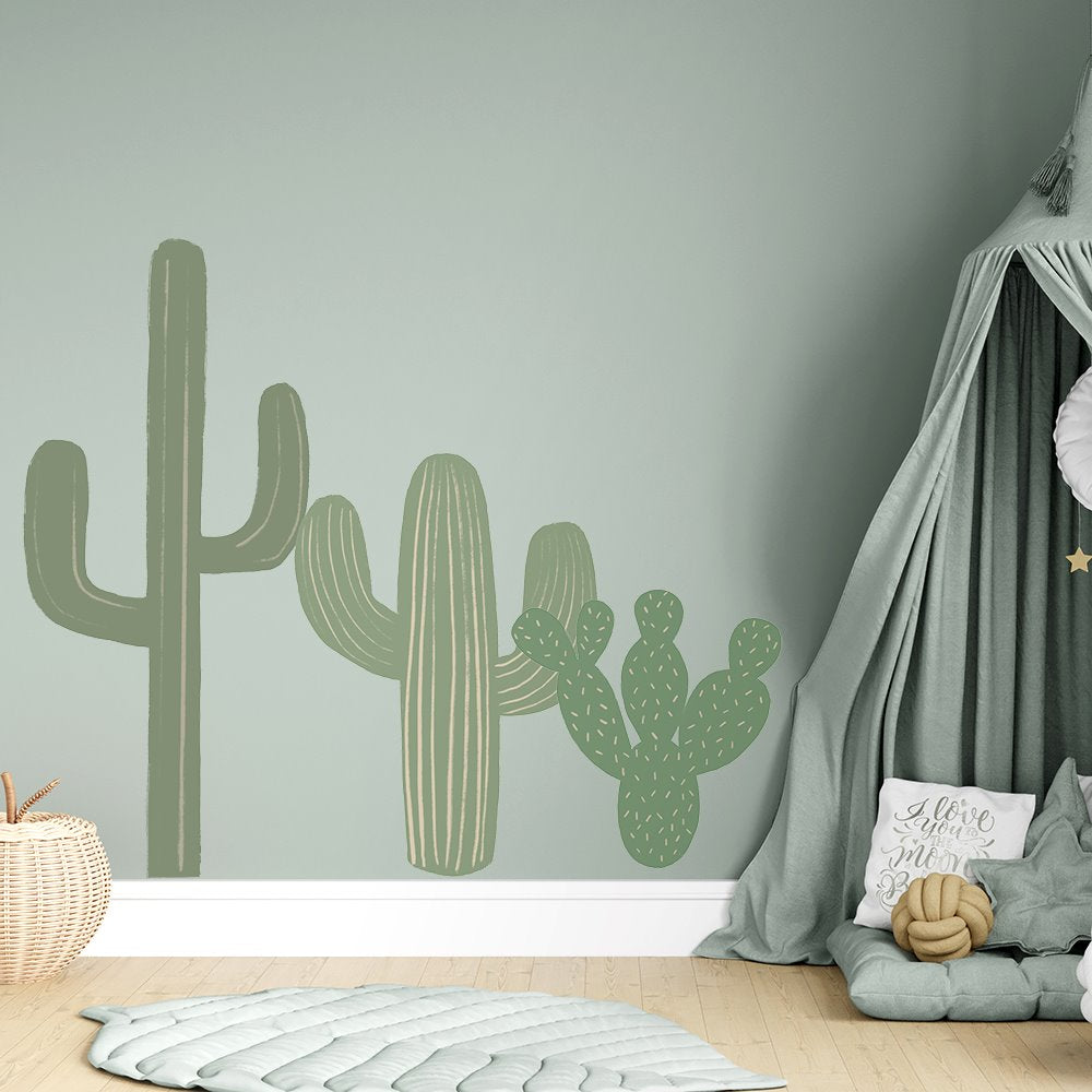 Cactus Singles | Wall Decals Wall Decals Blond + Noir 