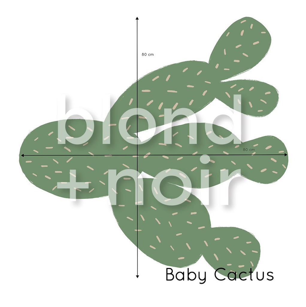 Cactus Singles | Wall Decals Wall Decals Blond + Noir Baby Cactus 