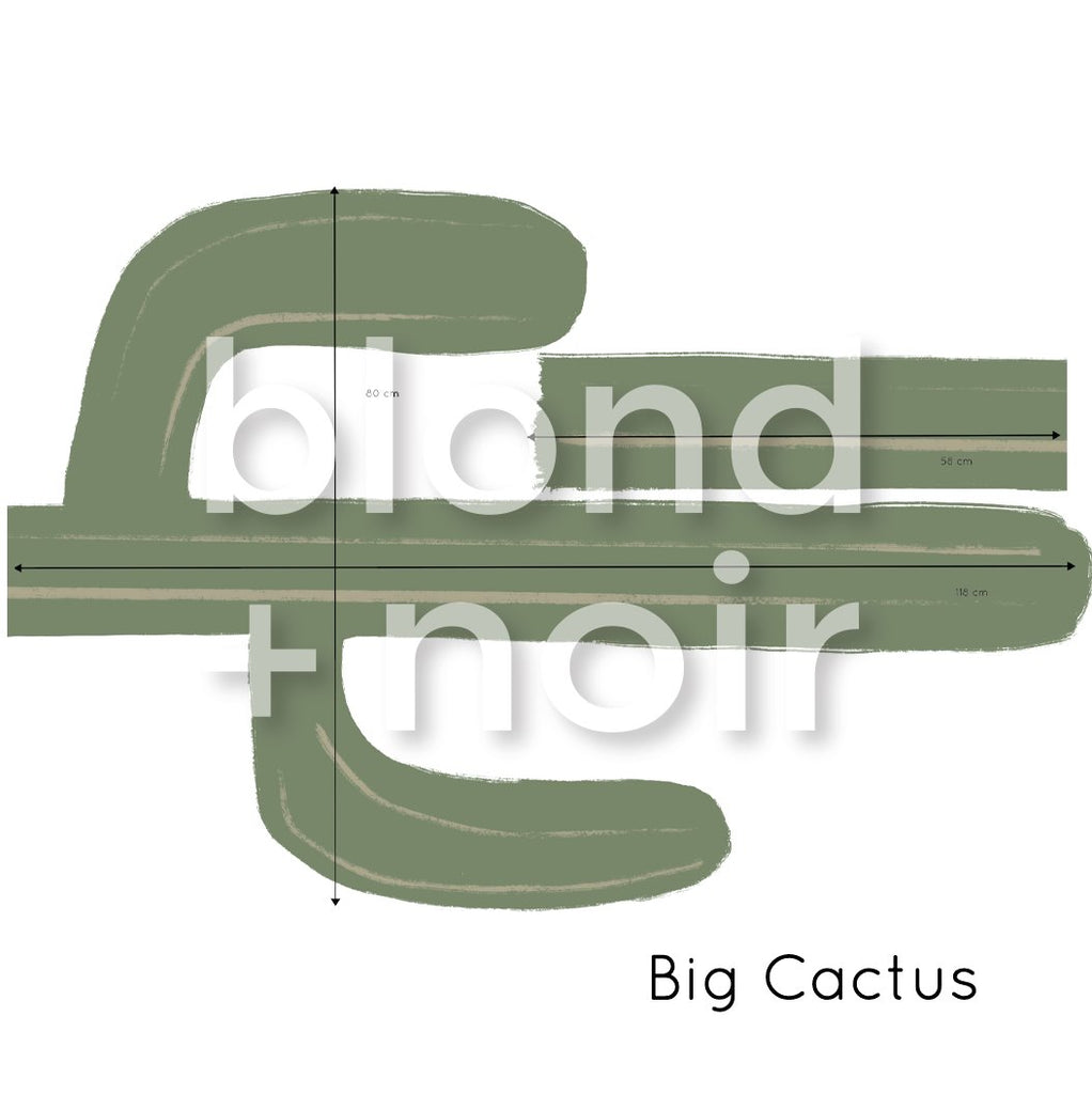 Cactus Singles | Wall Decals Wall Decals Blond + Noir Big Cactus 