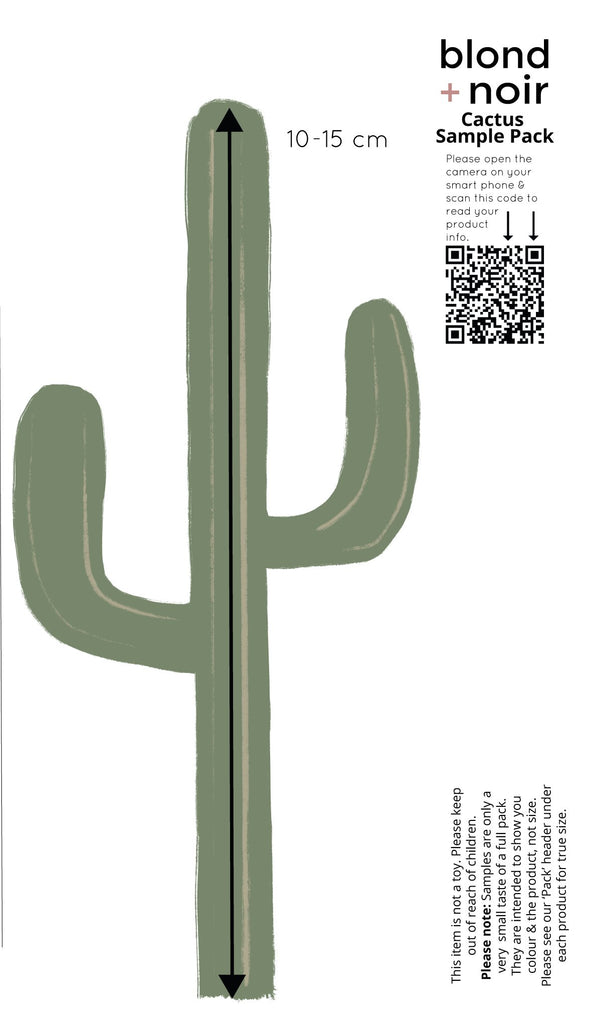 Cactus Singles | Wall Decals Wall Decals Blond + Noir Sample 