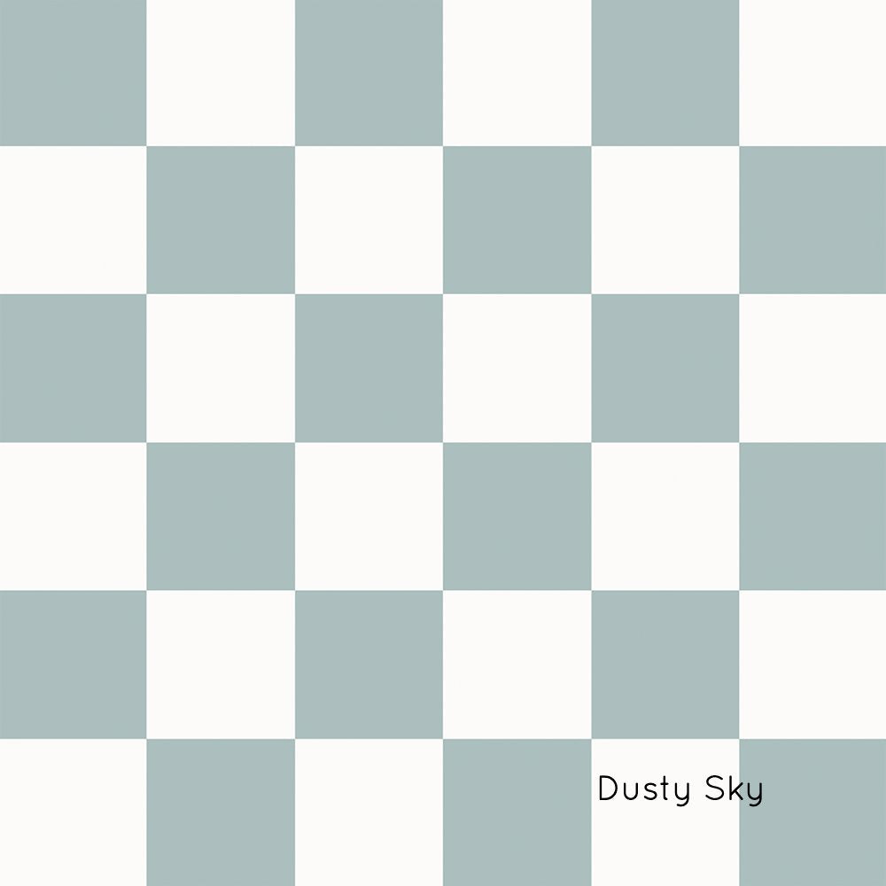 Checkers | Full & Half Wall Wallpaper Wallpaper Blond + Noir 