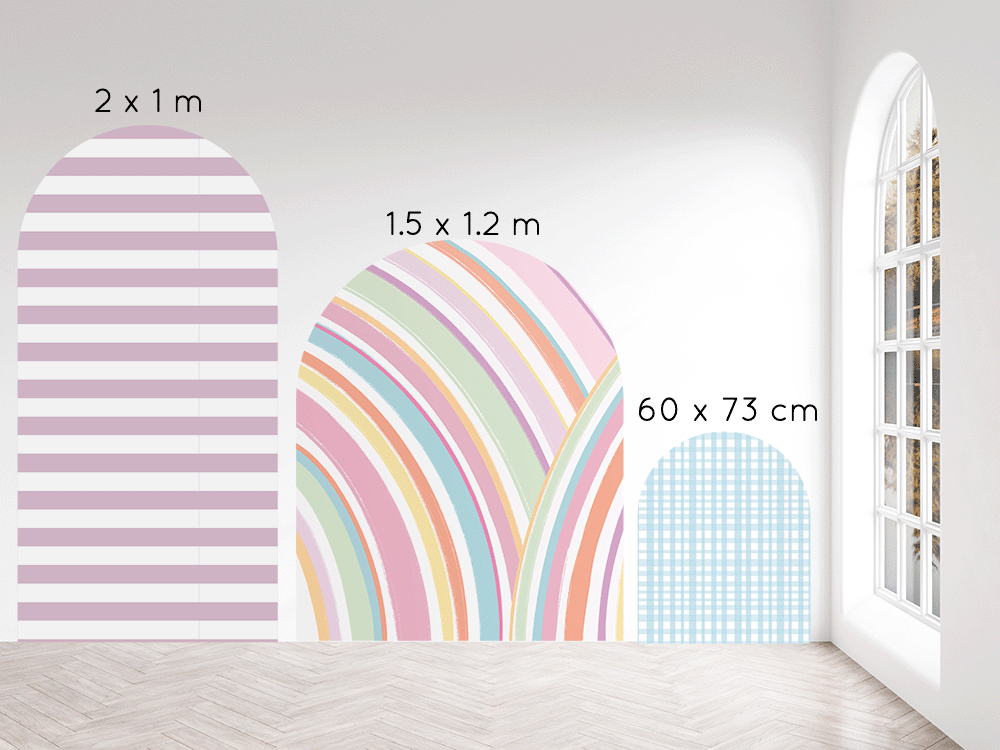 Choose your Arch Design | Removable PhotoTex Wallpaper Arches Blond + Noir 