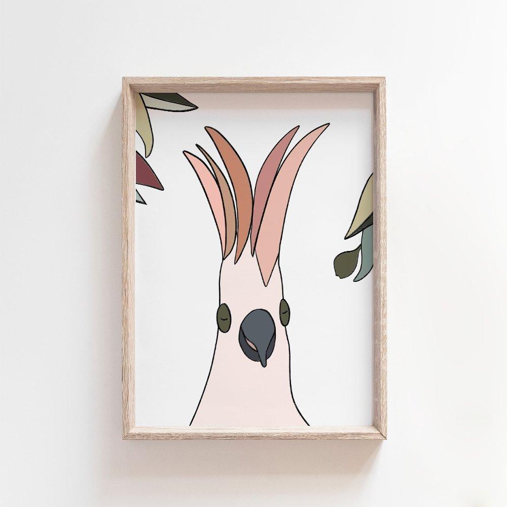 Coco Cockatoo | Australian Art Print Art Prints Blond + Noir 