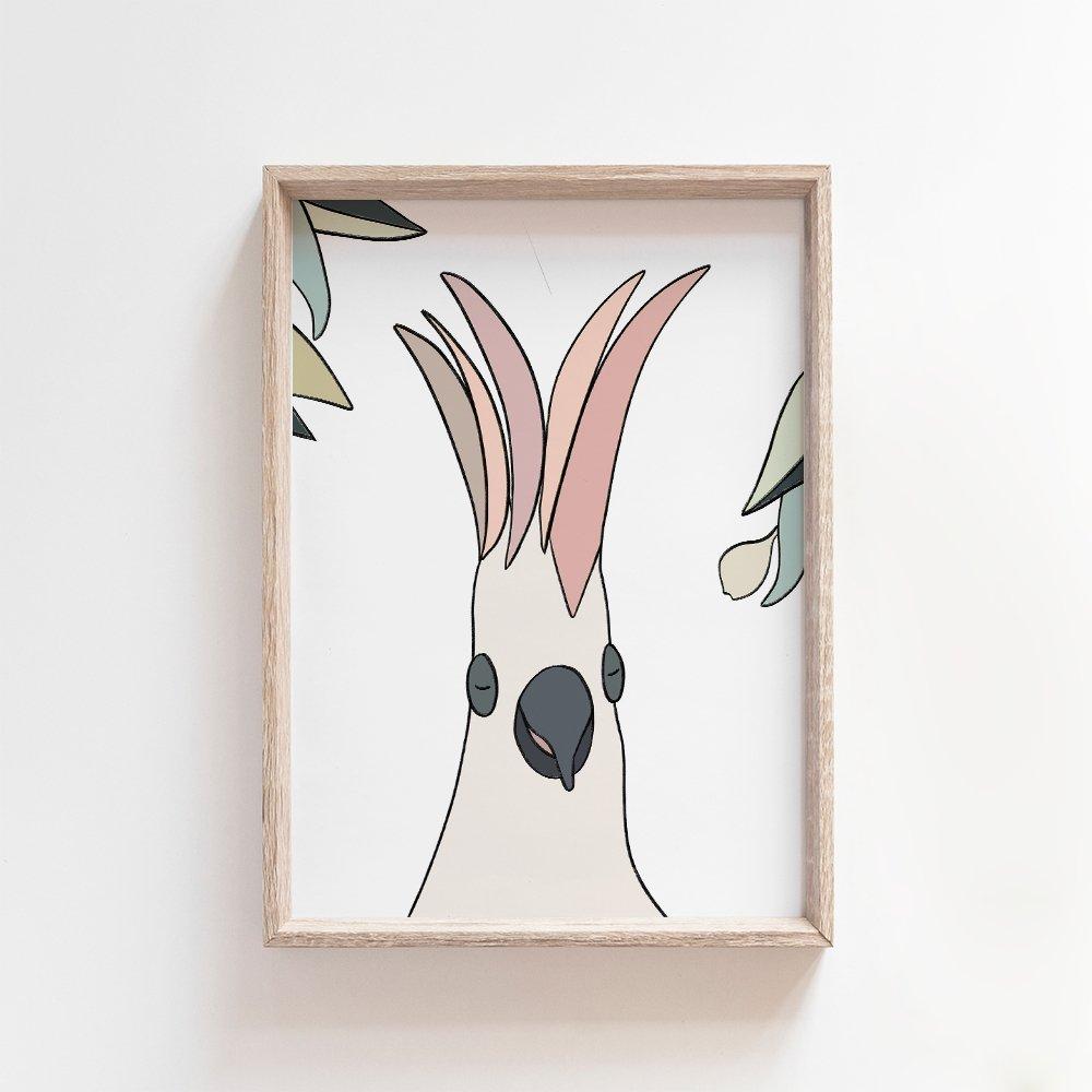 Coco Cockatoo | Australian Art Print Art Prints Blond + Noir 