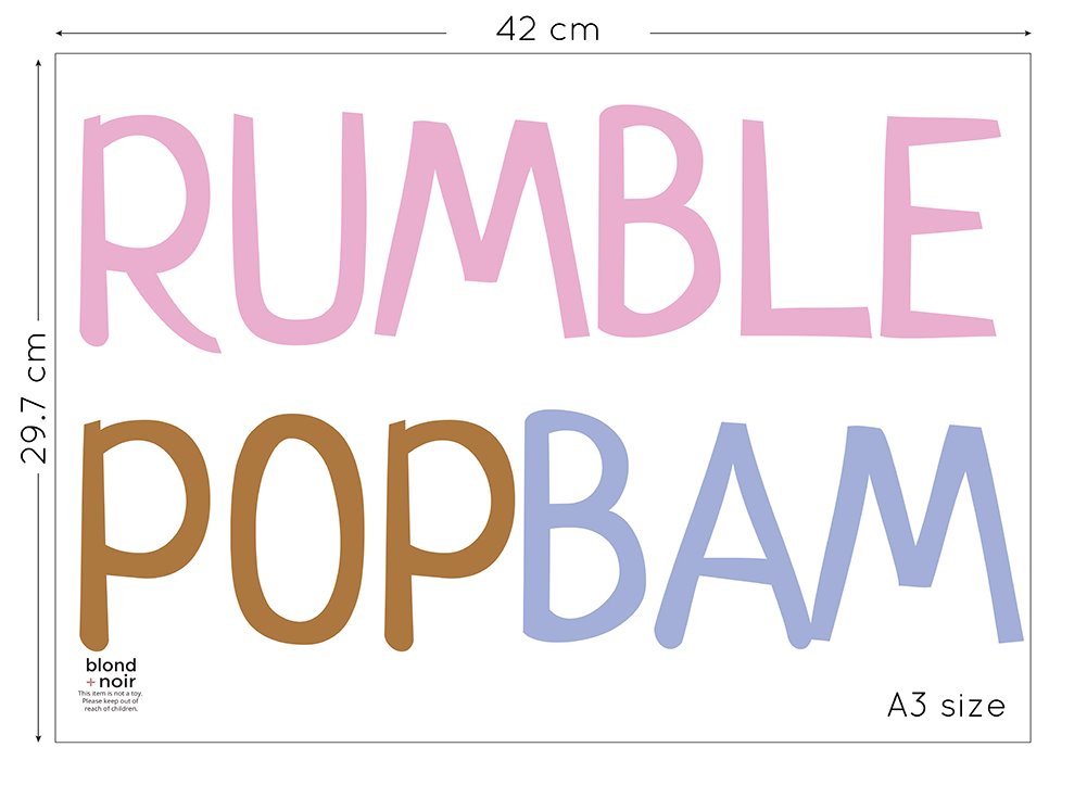 Dinosaur Style: Custom Name or Quote | Removable PhotoTex Wall Decals Wall Decals Blond + Noir 