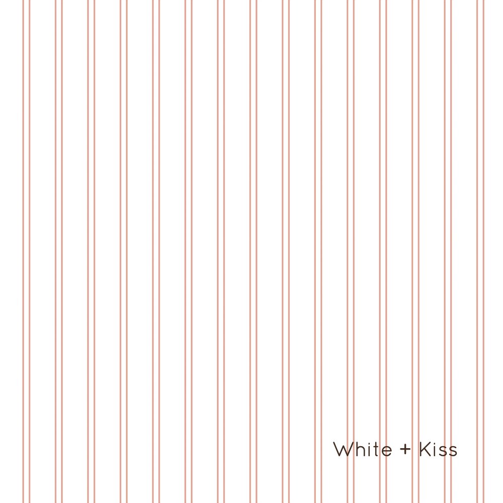 Double Pin Stripes | Full & Half Wall Wallpaper Wallpaper Blond + Noir 