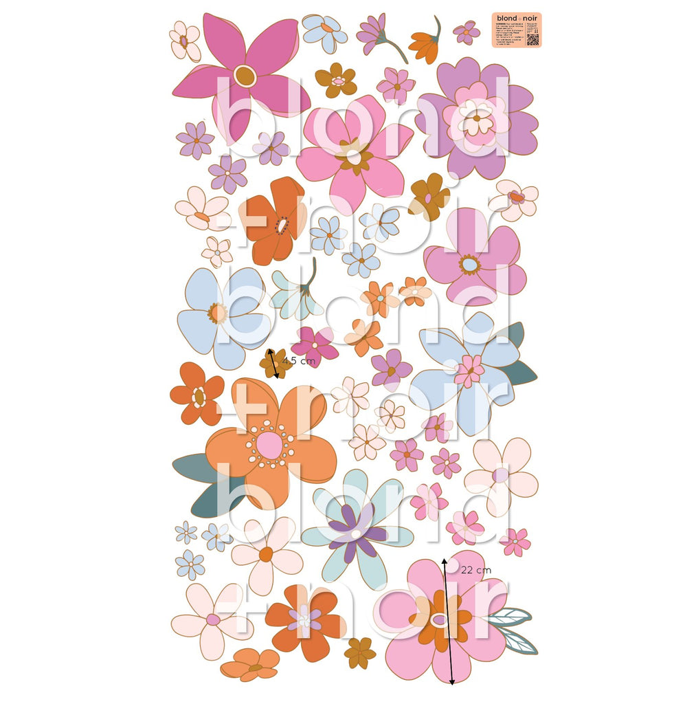 Flossette | Wall Decals Wall Decals Blond + Noir 