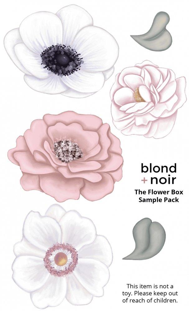 Flower Box | Samples | Removable Floral Wall Decals Wall Decals Blond + Noir 