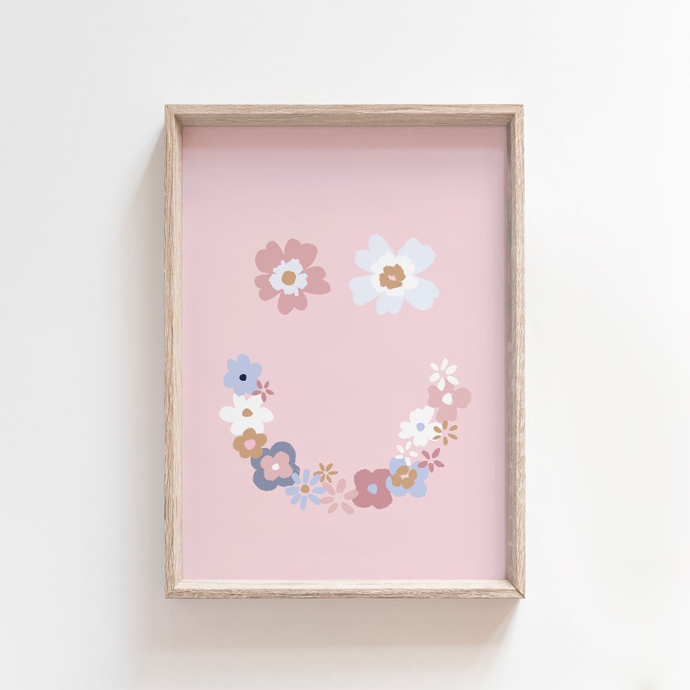 Flower Face: Hamptons Posy | Garden Party Art Print Art Prints Blond + Noir 