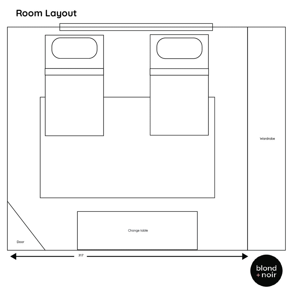 Full Room Design | Interior Design Consultation Design Services Blond + Noir 