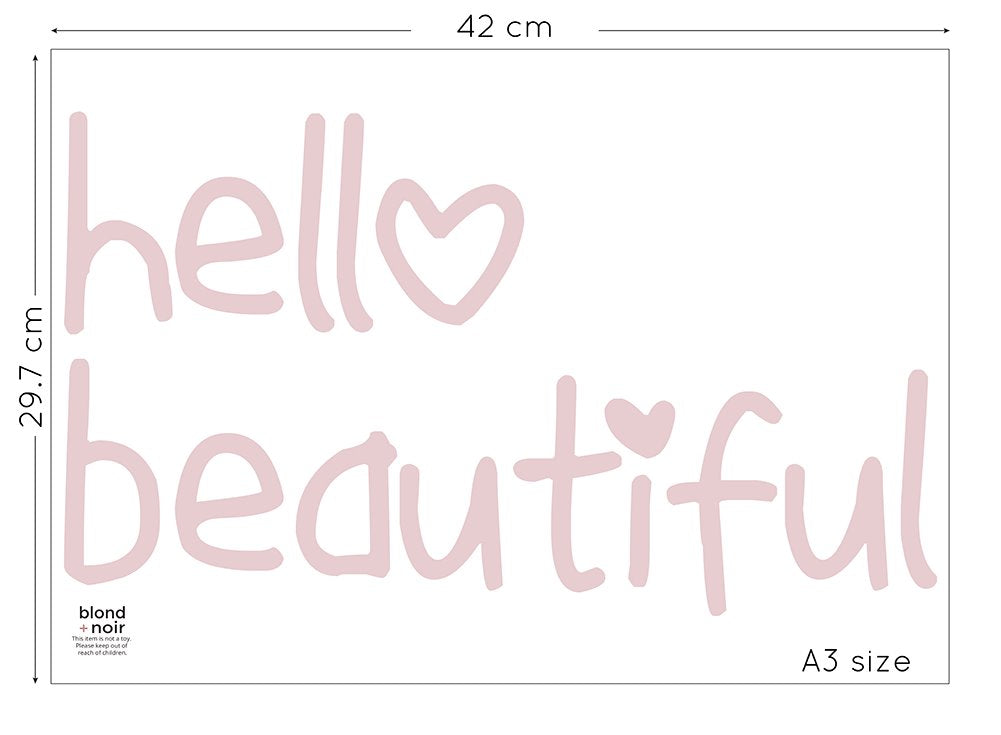 Garden Party: Custom Name or Quote | Removable PhotoTex Wall Decals Wall Decals Blond + Noir 