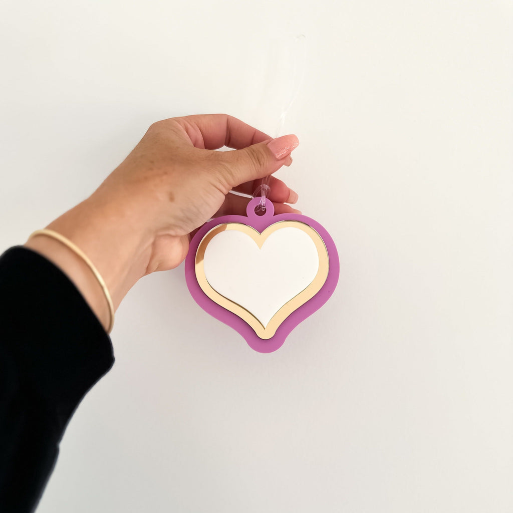 Gifting Heart | Custom Christmas Decoration | Teacher Gift Acrylic Name Letterly Australia 