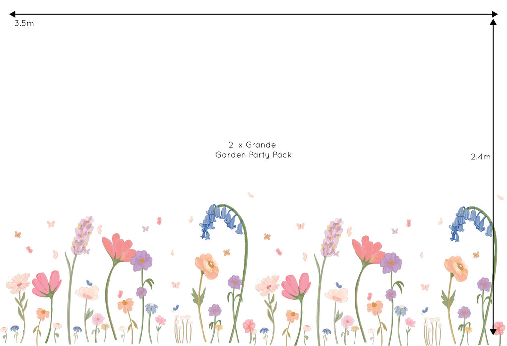 Grande Garden Party | Wall Decals Wall Decals Blond + Noir 