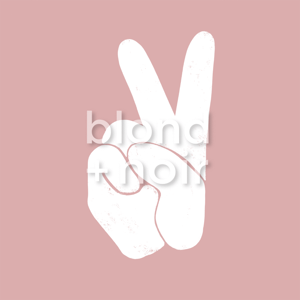 Hand Peace | Modern Art Print Art Prints Blond + Noir 