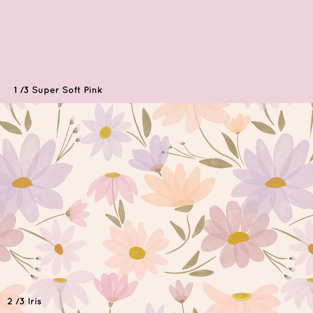 Horizontal Split Wall - Design your own | Full & Half Wall Wallpaper Wallpaper Blond + Noir 