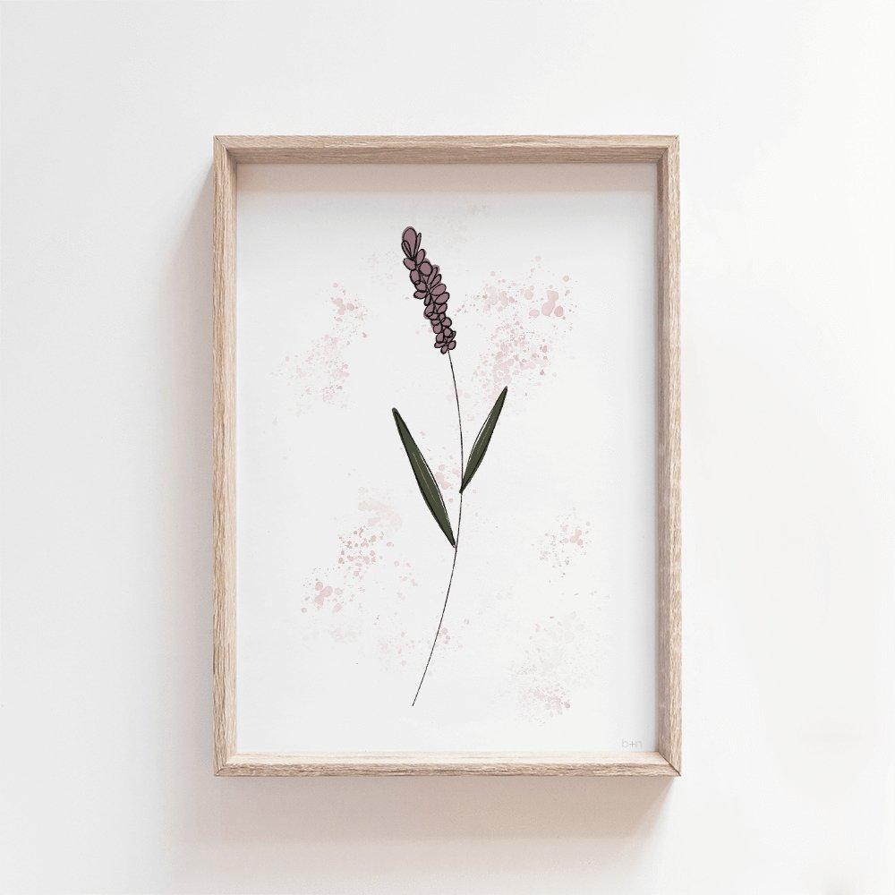 June | Wildflower Art Print Art Prints Blond + Noir 