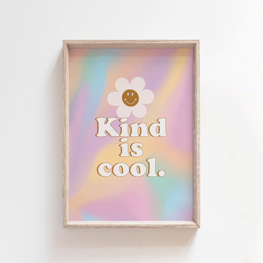 Kind is cool: Just Sorbet | Art Print Art Prints Blond + Noir 