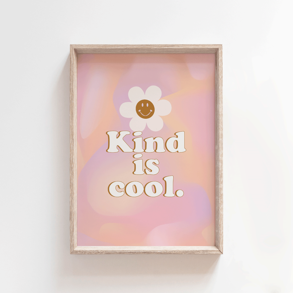 Kind is cool: Sunset | Art Print Art Prints Blond + Noir 