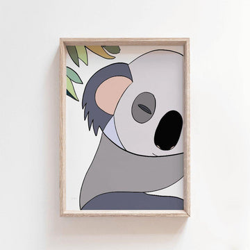 Klim Koala | Australian Art Print Art Prints Blond + Noir 