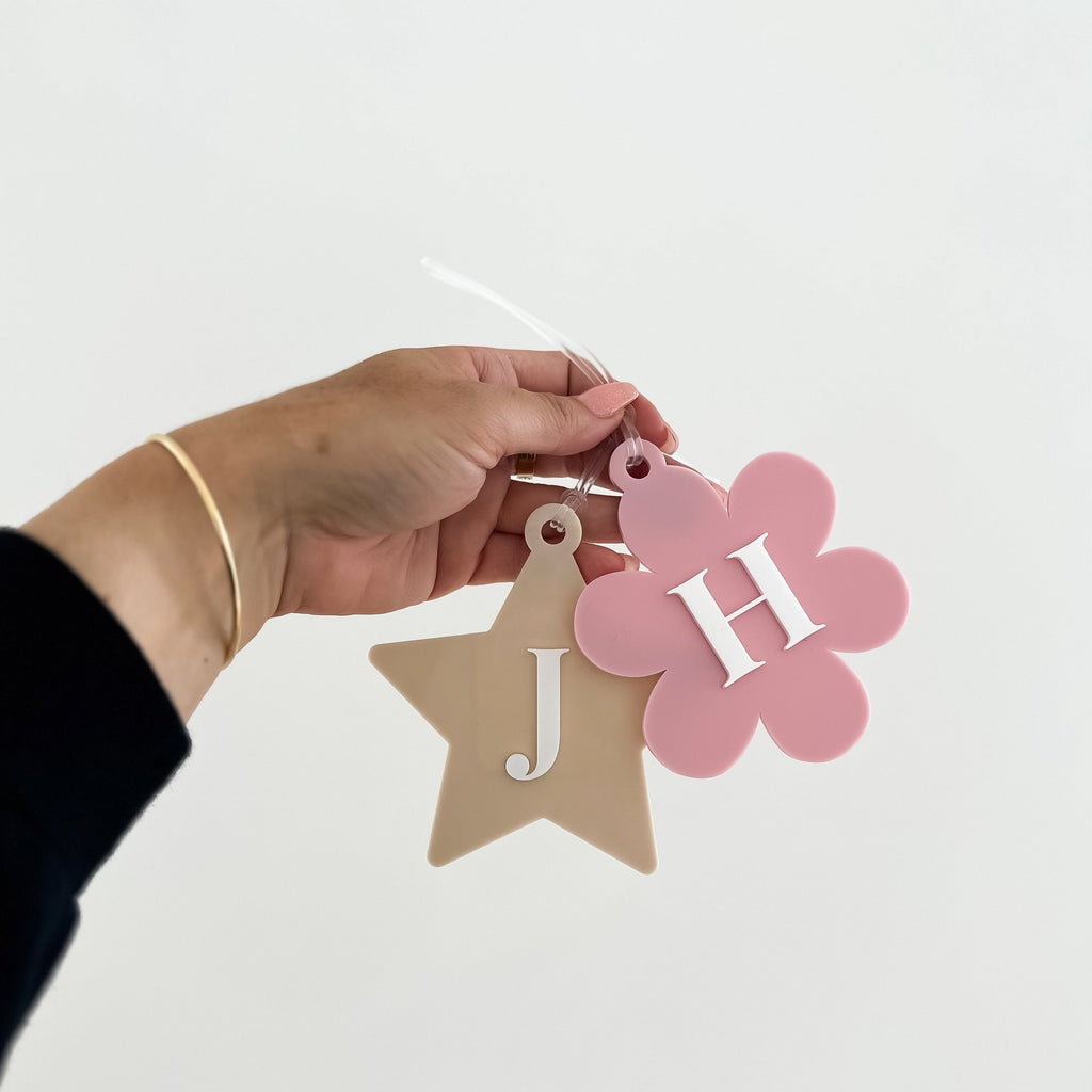 Layered Initial Bauble | Custom Christmas Decoration Acrylic Name Letterly Australia 