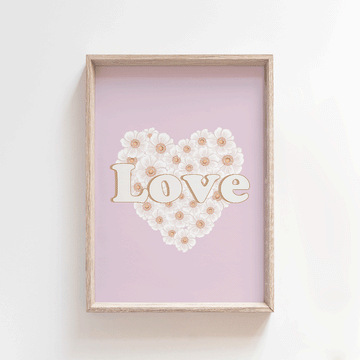 Love: Lavender | Art Print Art Prints Blond + Noir 