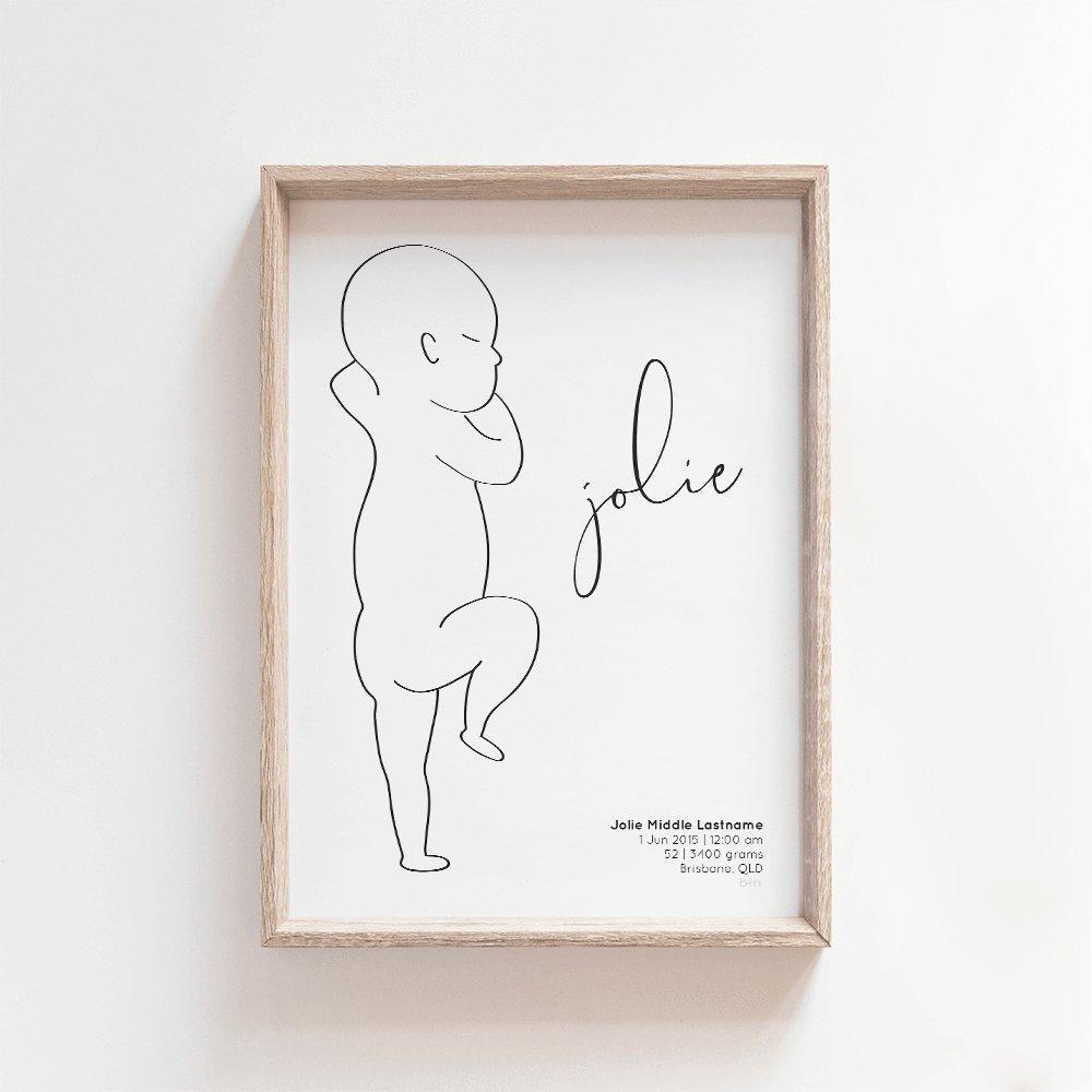 Luxe Edition Zero Print | 1:1 Birth Print Birth Print Blond + Noir 