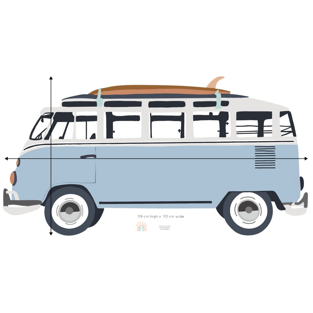 Maxi Kombi Cruiser | Removable Fabric Wall Decals Wall Decals My Hidden Forest 