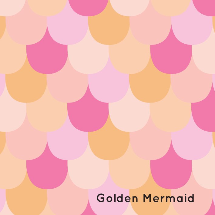 Mermaid Scales | Removable PhotoTex Wallpaper | Full & Half Walls Wallpaper Isla Dream 
