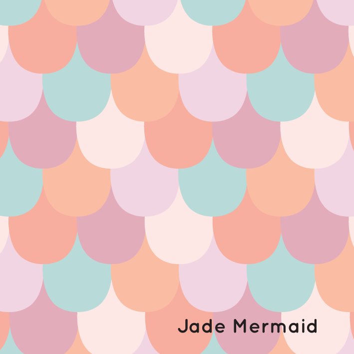 Mermaid Scales | Removable PhotoTex Wallpaper | Full & Half Walls Wallpaper Isla Dream 