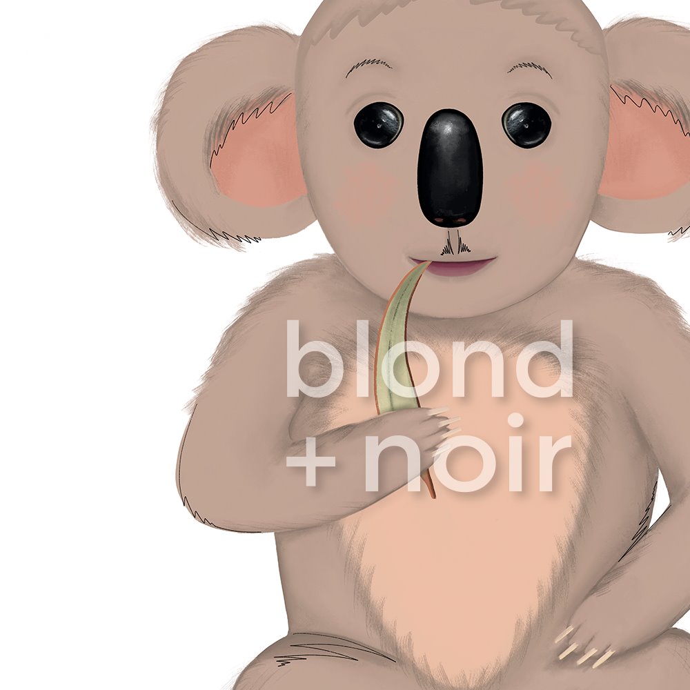Miguel Koala | Australian Art Print Art Prints Blond + Noir 
