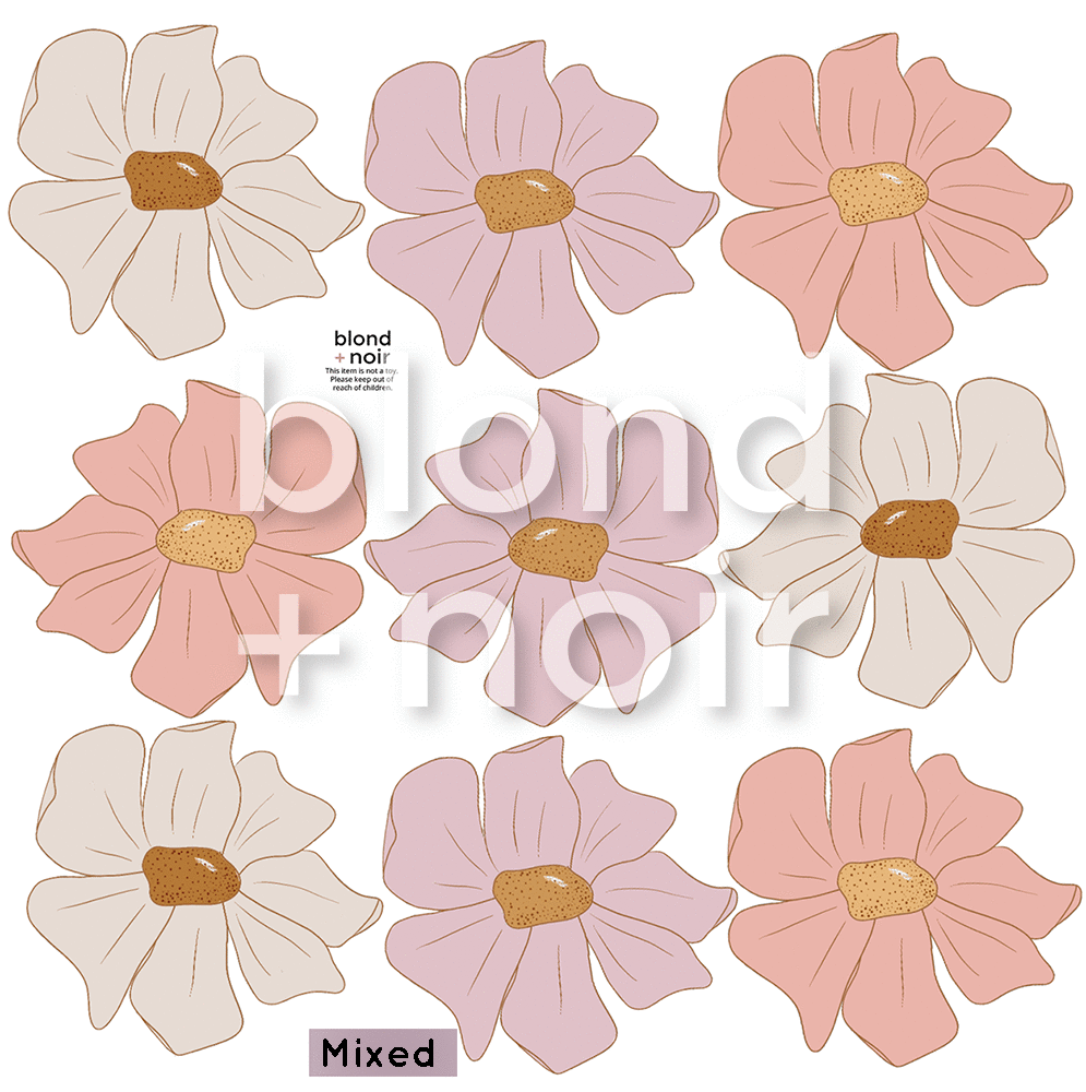 Milk Maids | Removable Fabric Wall Decals Wall Decals Blond + Noir 