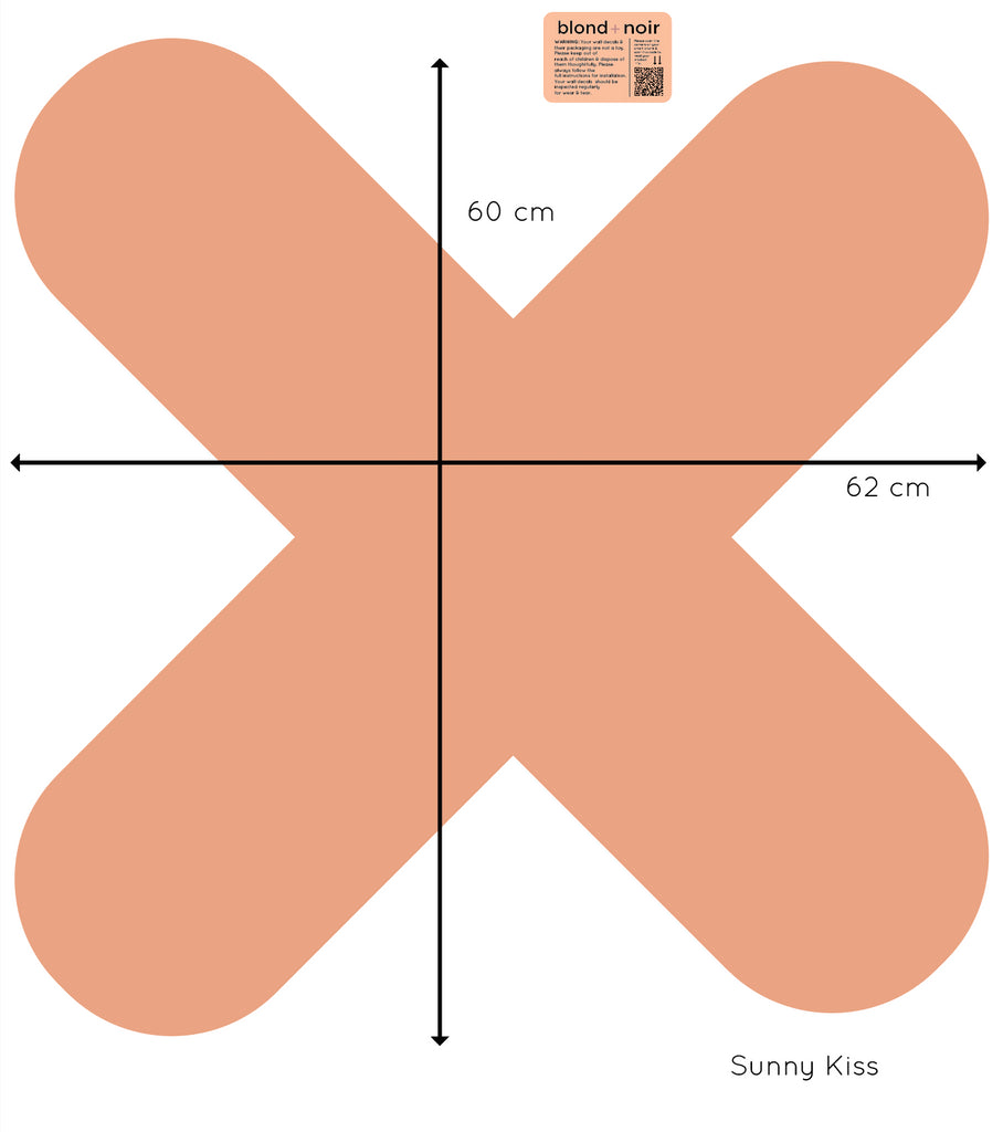 Monster Retro Shapes | Wall Decals Wall Decals Blond + Noir 