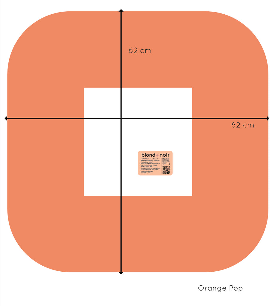 Monster Retro Shapes | Wall Decals Wall Decals Blond + Noir 