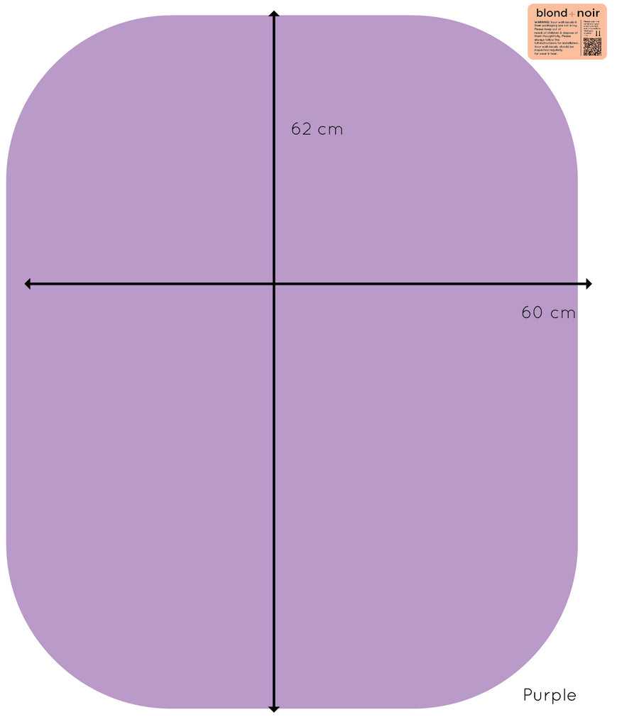 Monster Retro Shapes | Wall Decals Wall Decals Blond + Noir 