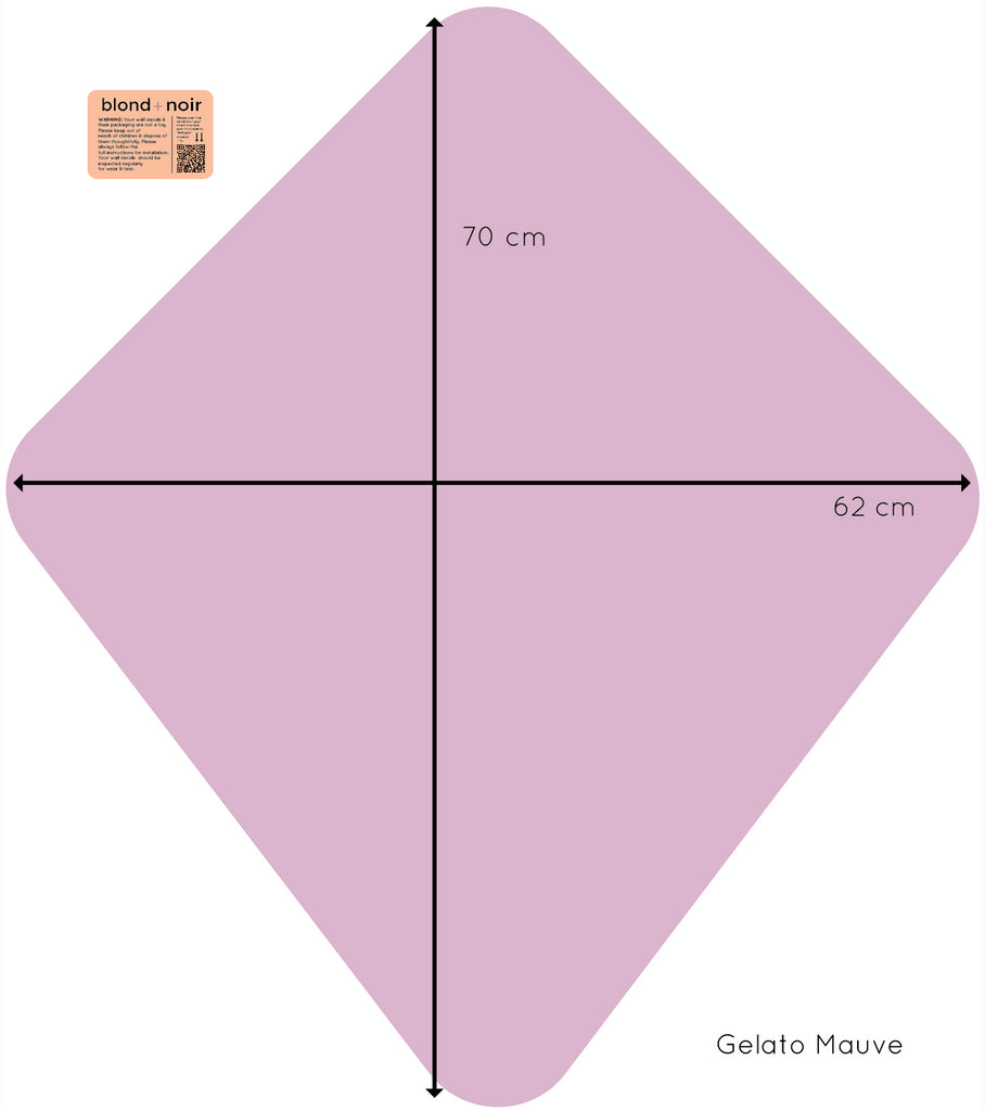 Monster Retro Shapes | Wall Decals Wall Decals Blond + Noir 