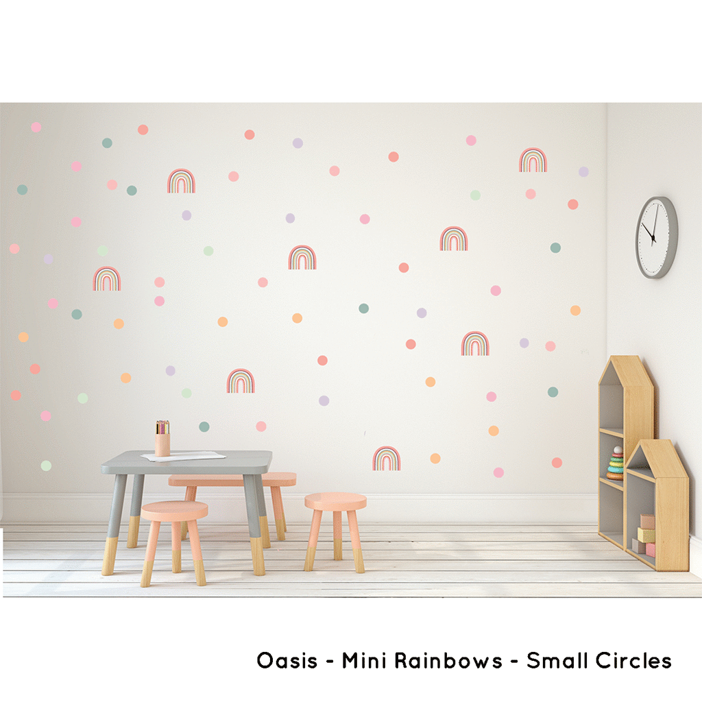 New! Arch Rainbows | Removable Fabric Wall Decals Rainbows My Hidden Forest 