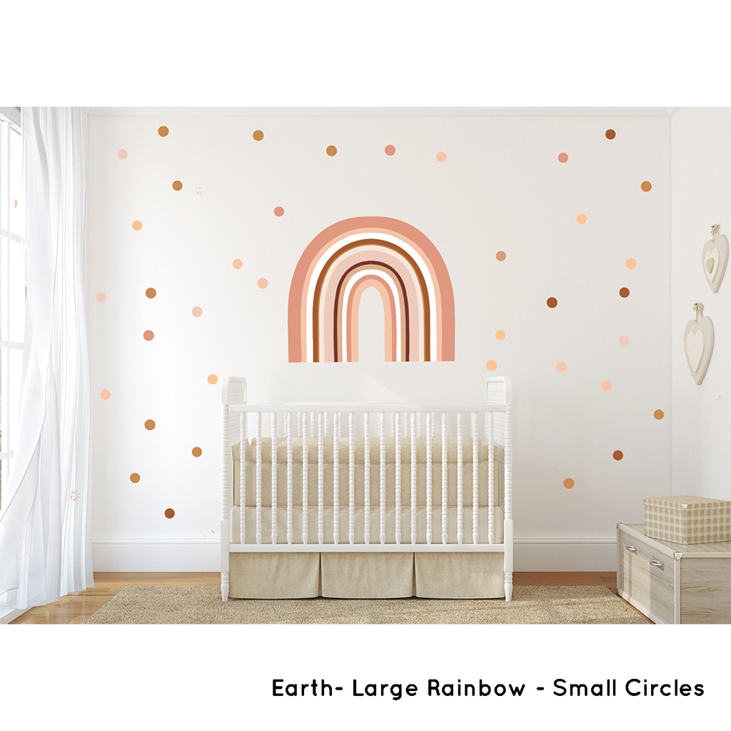 New! Arch Rainbows | Removable Fabric Wall Decals Rainbows My Hidden Forest 