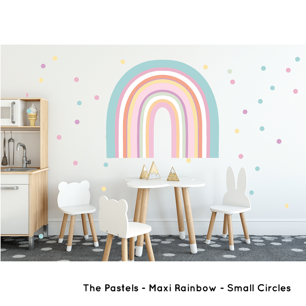 New! Arch Rainbows | Removable Fabric Wall Decals Rainbows My Hidden Forest 