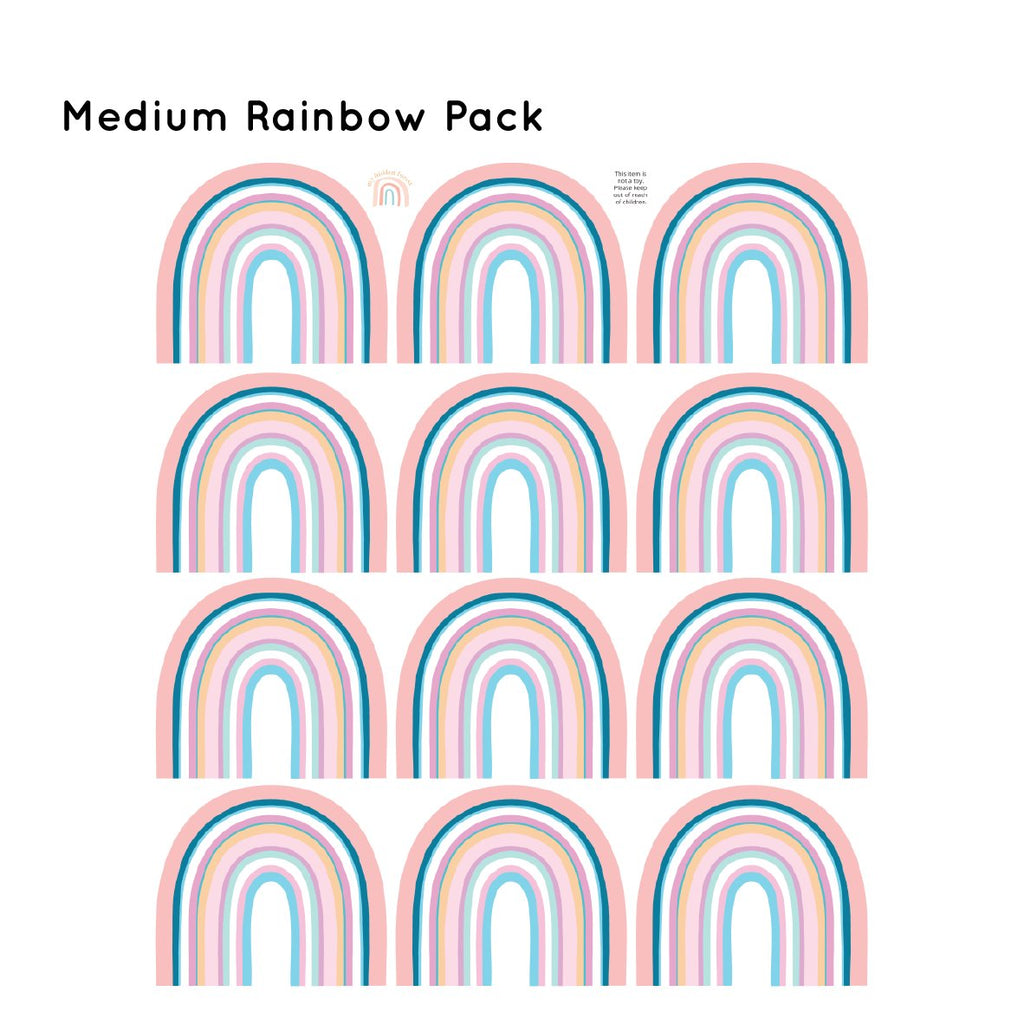 New! Arch Rainbows | Removable Fabric Wall Decals Rainbows My Hidden Forest 